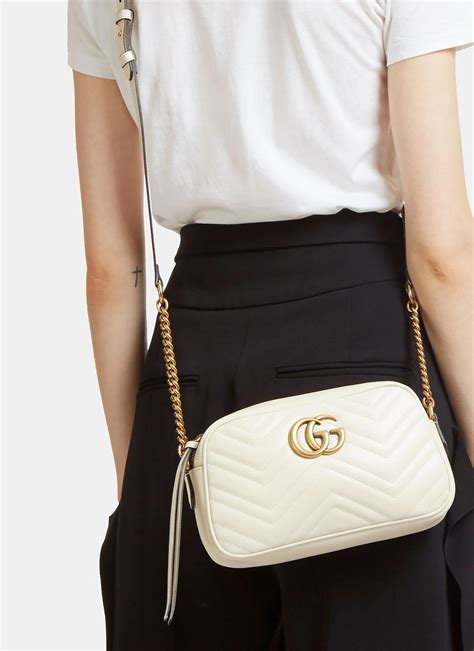 gucci 449391|gg marmont matelassé small bag.